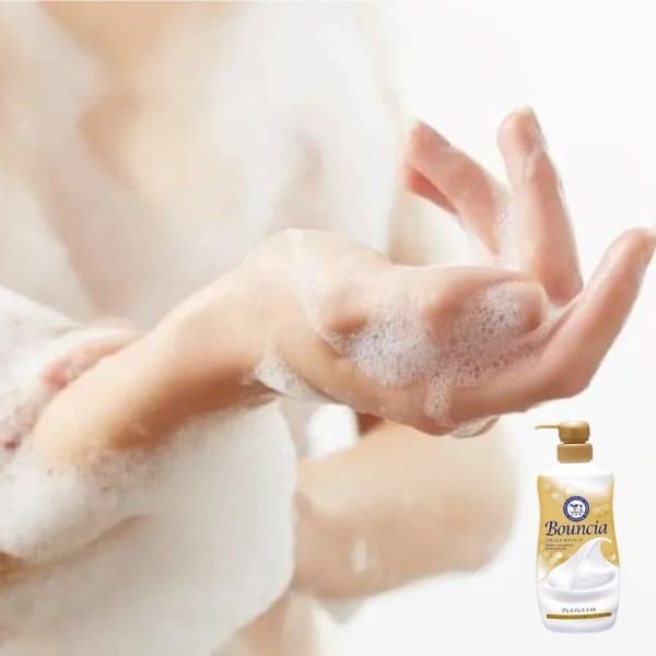 Hướng dẫn sử dụng sữa tắm tạo bọt cao cấp Bouncia Premium Moist siêu mịn