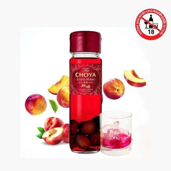 Rượu Mơ Choya Ủ lá Tía Tô đỏ (The Choya Extra Shiso) 700ml