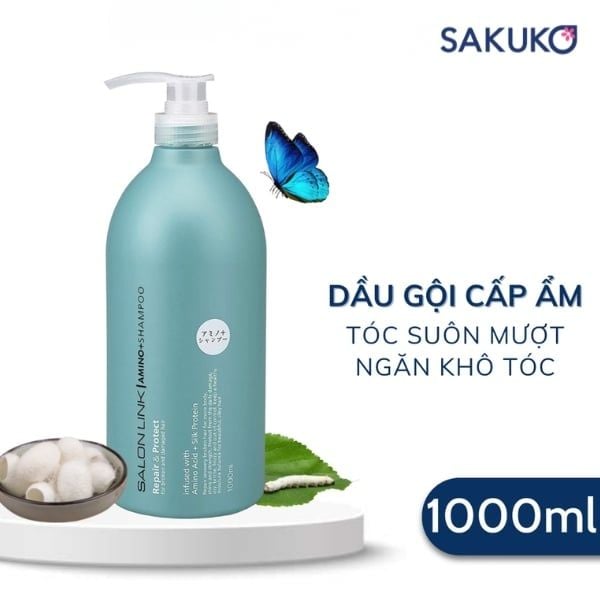 Dầu gội đầu Salon Link Amino làm sạch dịu nhẹ, phục hồi từ sâu bên trong