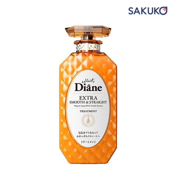 Dầu xả Moist Diane Extra Smooth & Straight Treatment giúp tóc vào nếp thẳng mượt