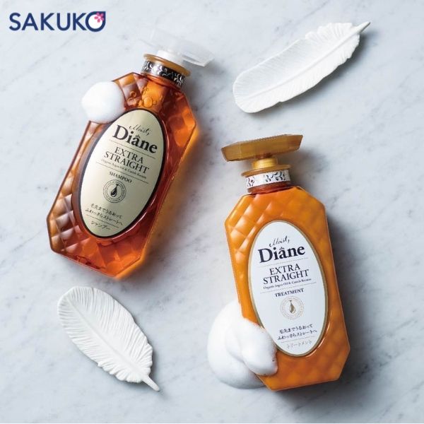 Nên sử dụng bộ đôi dầu gội, xả Moist Diane Extra Smooth & Straight Treatment để mang lại hiệu quả tốt nhất