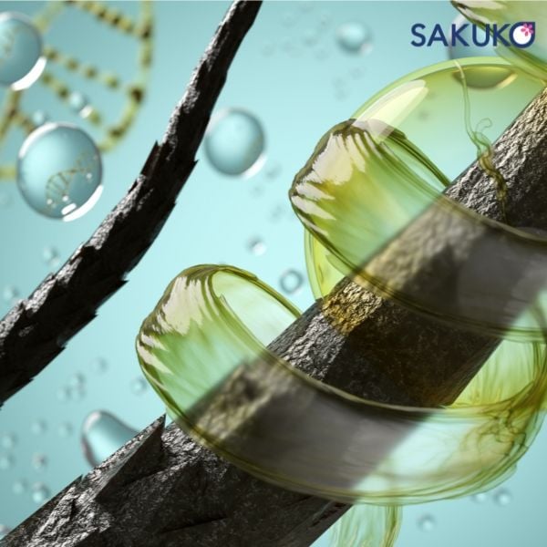 Khi sử dụng dầu xả Salon Link cần xả sạch với nước để không còn cảm giác nhờn rít