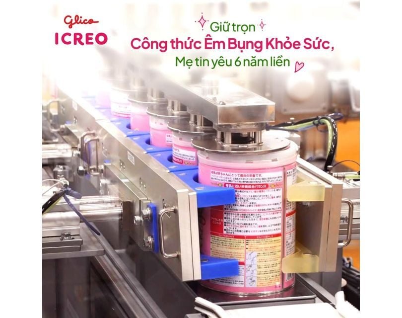 Các dòng sữa Nhật cho bé sơ sinh và bé nhỏ Glico ICREO được sản xuất tại nhà máy hiện đại bậc nhất Nhật Bản Gifu - đạt chứng nhận quốc tế FSSC 22000.