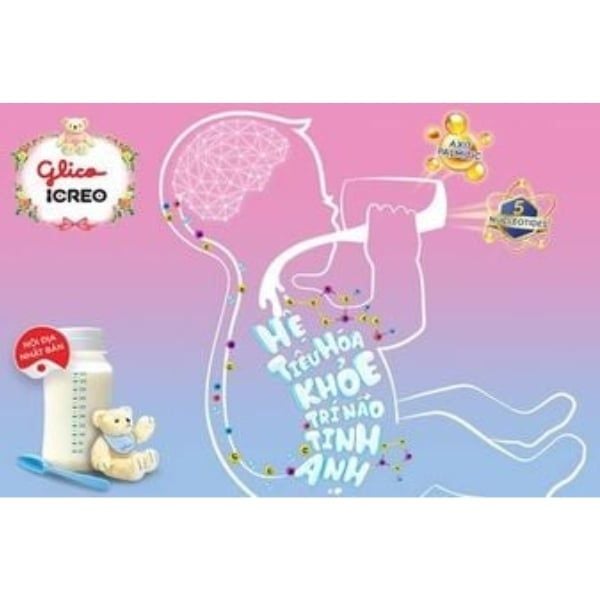 GLICO-SPDD Icreo Balance Milk trẻ từ 0-1 tuổi 320g