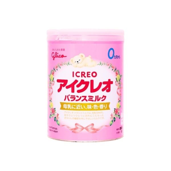 Thành phần sữa bột Icreo số 0 cho bé từ 0 - 1 tuổi 800g