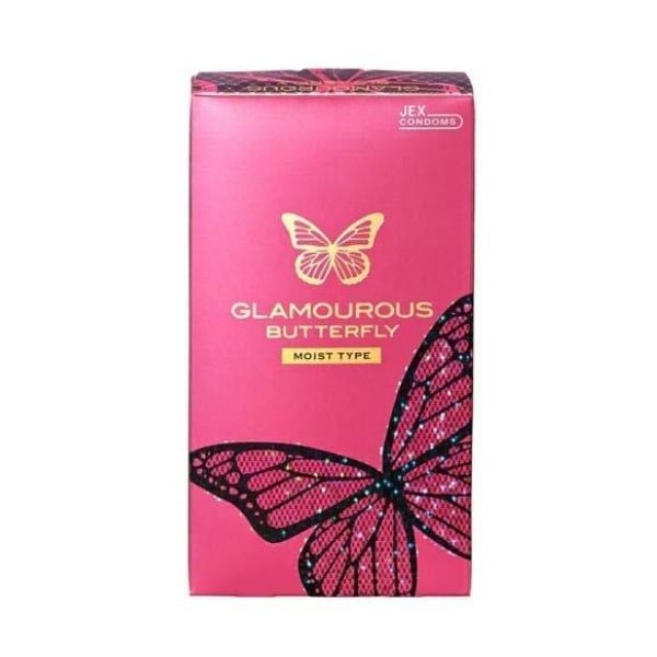Bao cao su Jex Glamourous Butterfly Moist 1000 12 chiếc