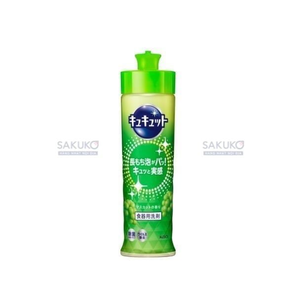 Thành phần nước rửa bát KAO Kyukyuto hương nho xanh