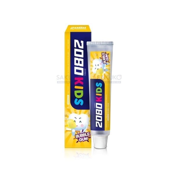 Kem đánh răng trẻ em Aekyung 2080 Kids Bubble Gum Toothpaste