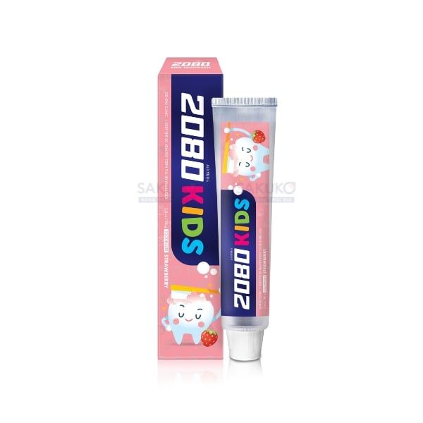 Kem đánh răng trẻ em Aekyung 2080 Kids Strawberry Toothpaste