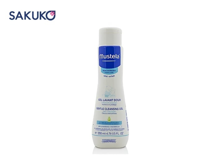 Mustela làm sạch sâu bụi bẩn, vi khuẩn không chứa xà phòng, an toàn cho bé từ sơ sinh