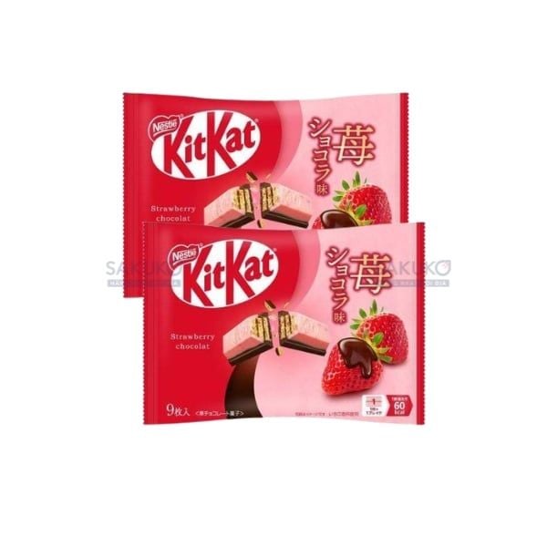 Hướng dẫn sử dụng bánh KitKat mini vị dâu và socola