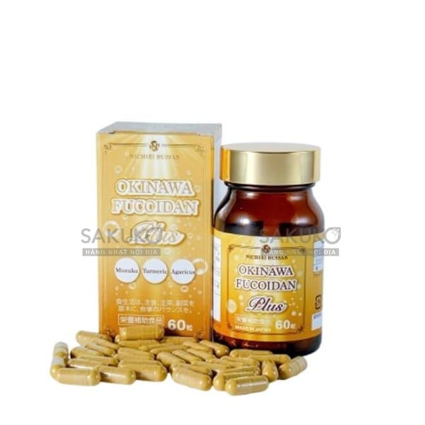 Viên uống tảo Okinawa Fucoidan Plus Nhật Bản