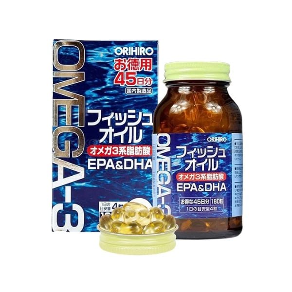 Dầu cá Omega 3 Orihiro của Nhật Bản