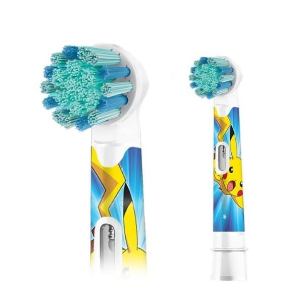 Cách sử dụng bàn chải điện Oral-B Braun Pikachu cho bé màu đỏ chuẩn nha khoa