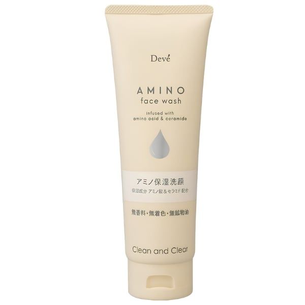 Deve Amino Face Wash nổi bật với bảng thành phần giàu chất dưỡng ẩm