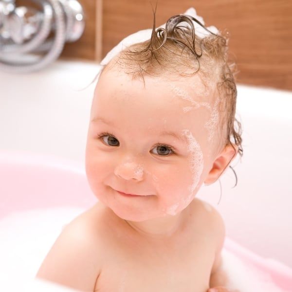 Lấy và sử dụng trực tiế[ sữa tắm COW Baby Soap hồng cho bé