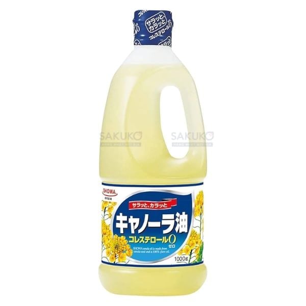 Hướng dẫn sử dụng dầu ăn hạt cải Showa