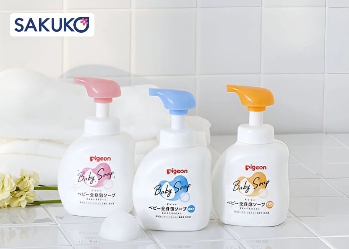 Pigeon Baby Soap với công thức cấp ẩm chuyên sâu, bảo vệ làn da non nớt của con không bị khô ráp, xỉn màu
