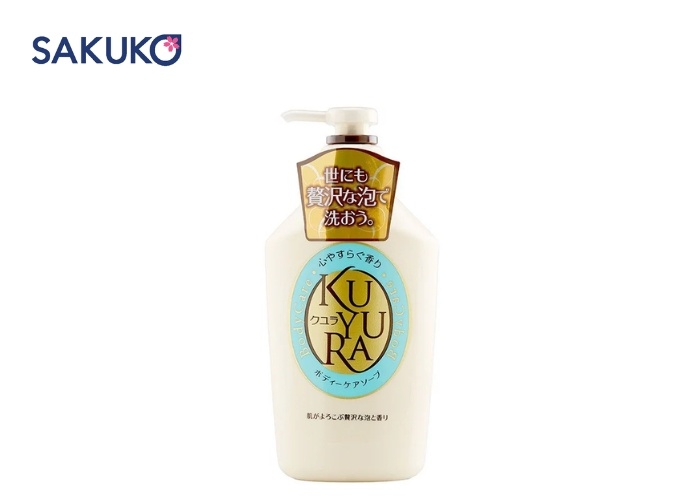 Lớp bọt sữa tắm Kuyura Shiseido đậm đặc nuôi dưỡng và khóa ẩm cho làn da