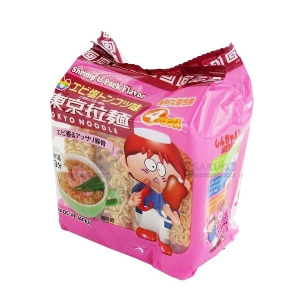 Hỏi - Đáp mì ăn liền Tokyo vị tôm, nước hầm heo