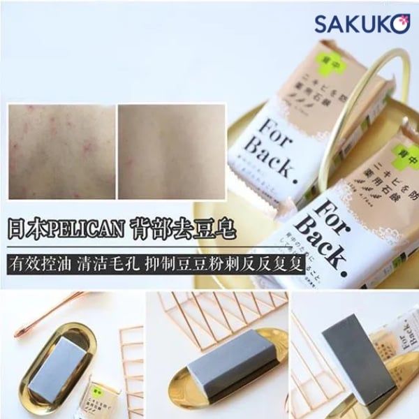 For Back Soap Bar với hương thương dịu nhẹ mang lại sự thư giãn cho người dùng
