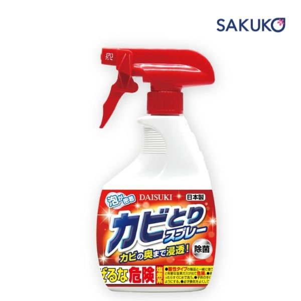 Xịt tẩy DAISUKI giúp bạn dễ dàng  xử lý các vết ố, nấm mốc