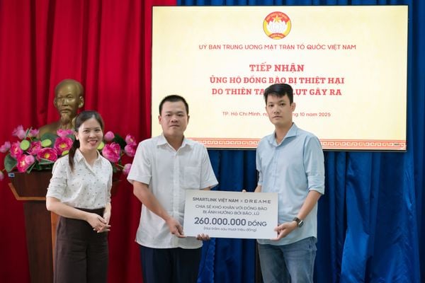 Dreame ủng hộ 260 triệu đồng, hỗ trợ người dân Việt Nam khắc phục hậu quả bão, lũ