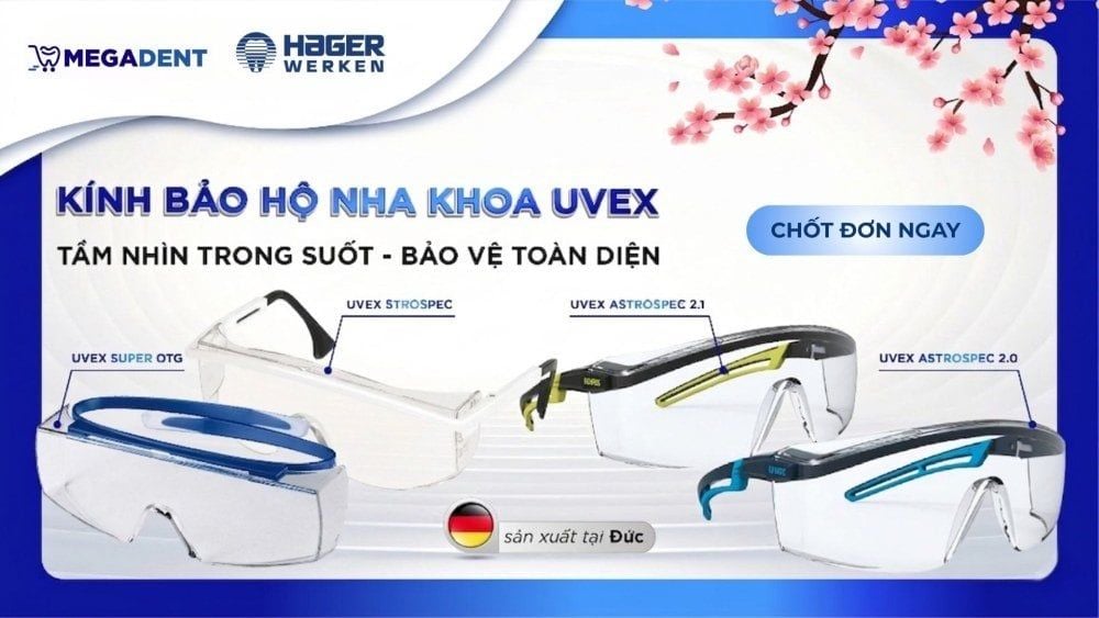 Kính bảo vệ mắt: giải pháp an toàn toàn diện cho nha sĩ