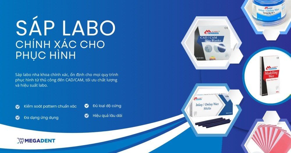 Sáp Labo Nha Khoa chính xác cho phục hình