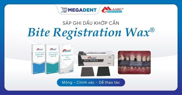 Sáp ghi dấu khớp cắn Bite Registration Wax có độ chính xác cao trong nha khoa