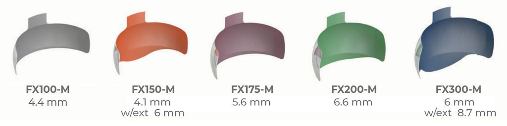 Composi-Tight® 3D Fusion™ Full Curve Matrix Bands - Khuôn trám răng phủ màu - Gói 10 cái