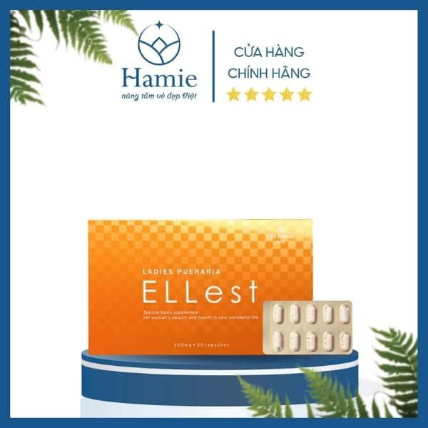 Viên Uống Cân Bằng Nội Tiết Tố Nữ Ladies Pueraria Ellest 30 Viên Nhật Bản