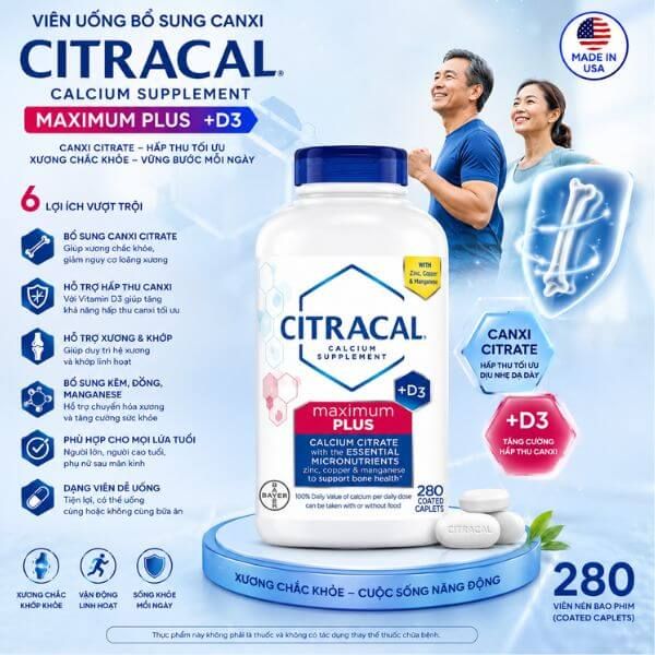 citracal calcium citrate d3 maximum