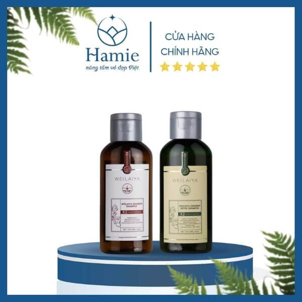 Dầu Gội Gừng Weilaiya 55ml Hồng Kông