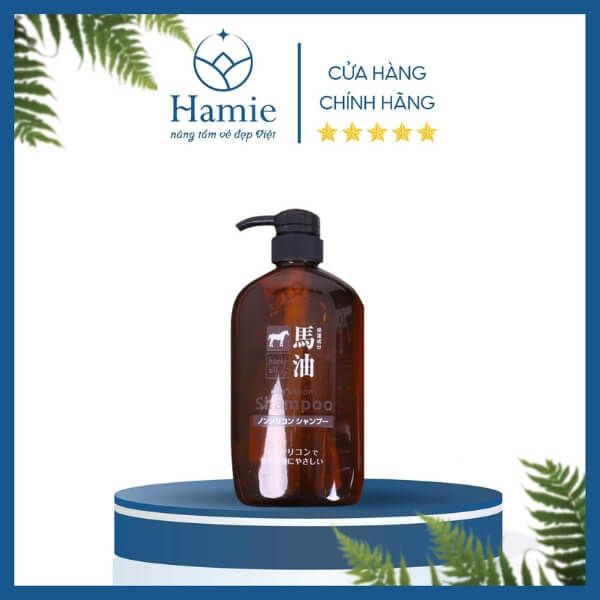 Dầu gội mỡ ngựa nhật bản Horse Oil With Tsubaki Oil 600ml