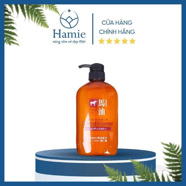 Dầu xả&nbsp;mỡ ngựa nhật bản Horse Oil With Tsubaki Oil 600ml