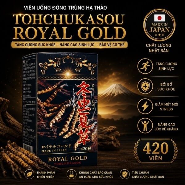 đông trùng hạ thảo royal gold