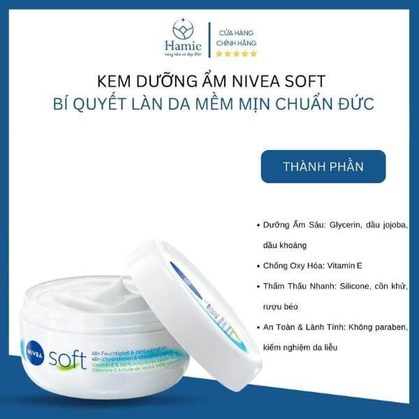 Kem Dưỡng Ẩm Nivea Soft TP