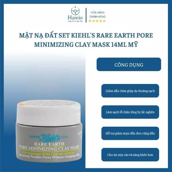 mặt nạ kiehl's đất sét