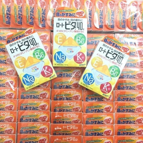 Nhỏ Mắt Rohto Màu vàng 12ml Nhật Bản