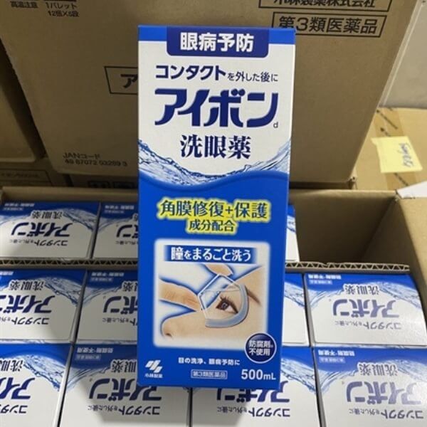 Nước Rửa Mắt Eyebon Kobayashi Màu Xanh Đậm