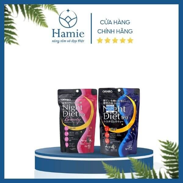 trà giảm cân orihiro night diet tea