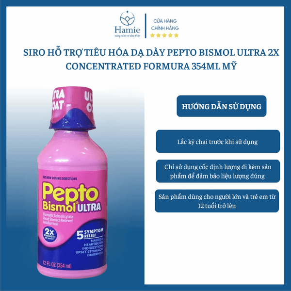 pepto bismol trị tiêu chảy