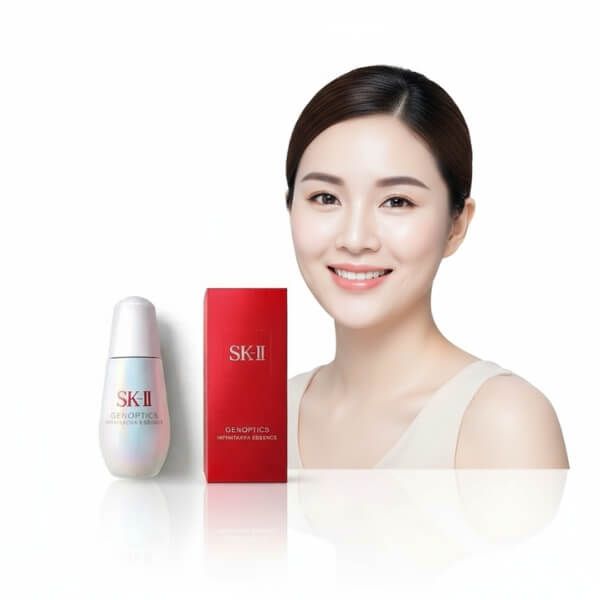 Làn Da Trắng Sáng Với Serum Trắng Da SKII Genoptics Aura Essence