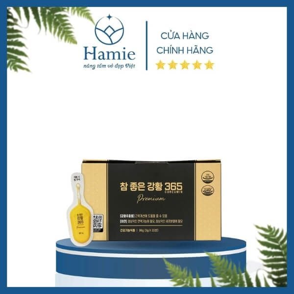 Tinh Chất Nghệ Nano Curcumin 365 PREMIUM 3gr x 32 Tuýp Hàn Quốc