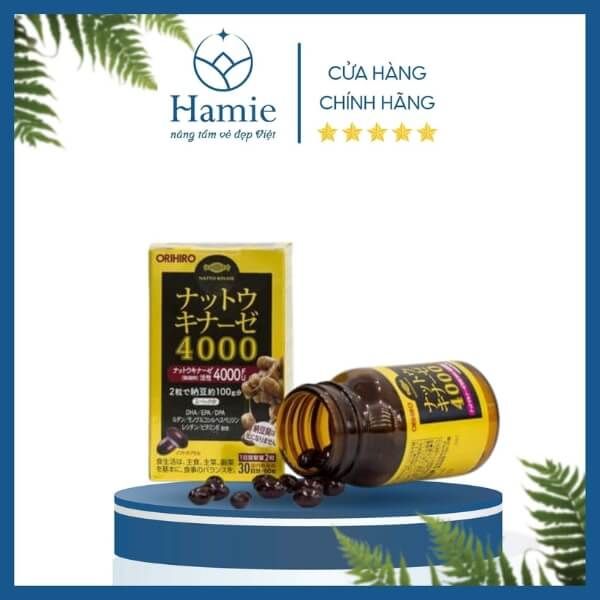 Viên Uống Ngừa Đột Quỵ Orihiro Natto Kinase 4000FU