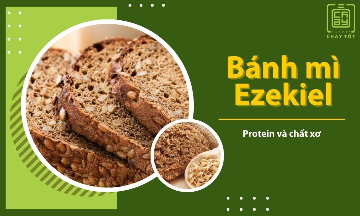 Bánh mì Ezekiel là thực phẩm chay đủ dinh dưỡng