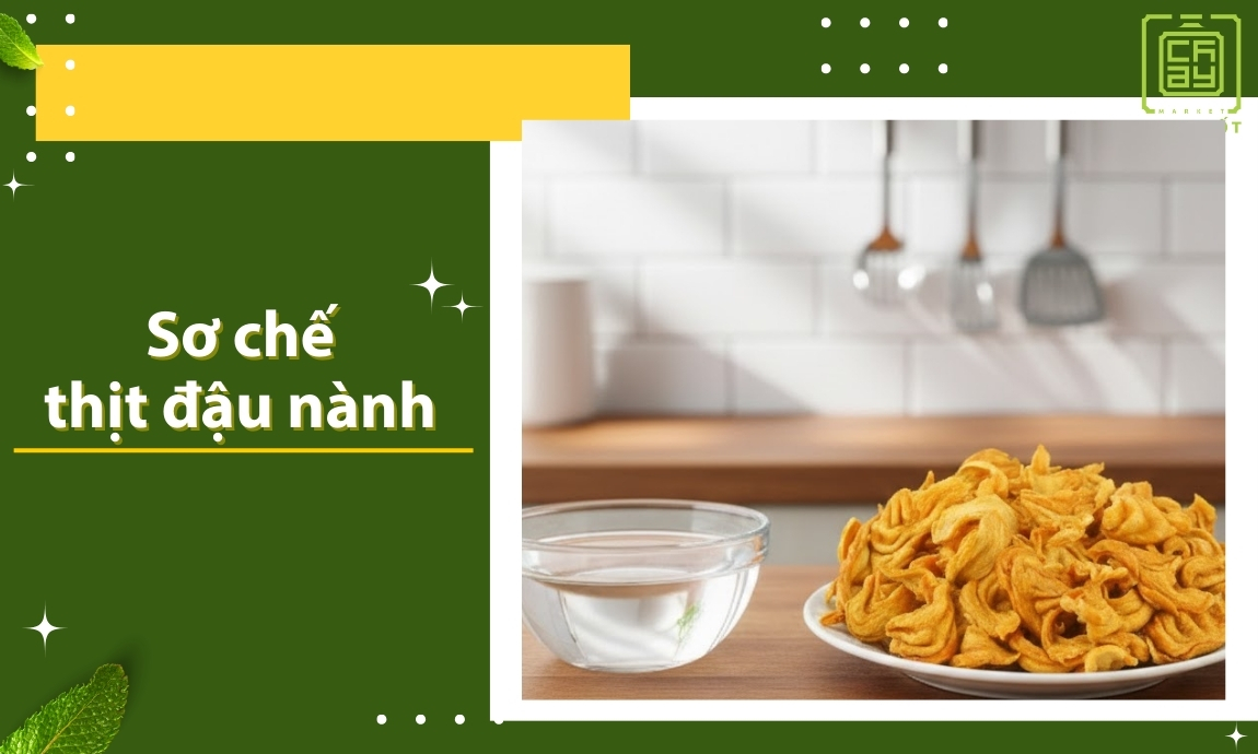 Sơ chế thịt đậu nành