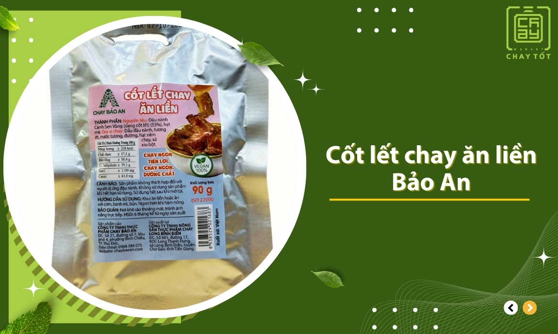 Cốt lết chay ăn liền - Bảo An