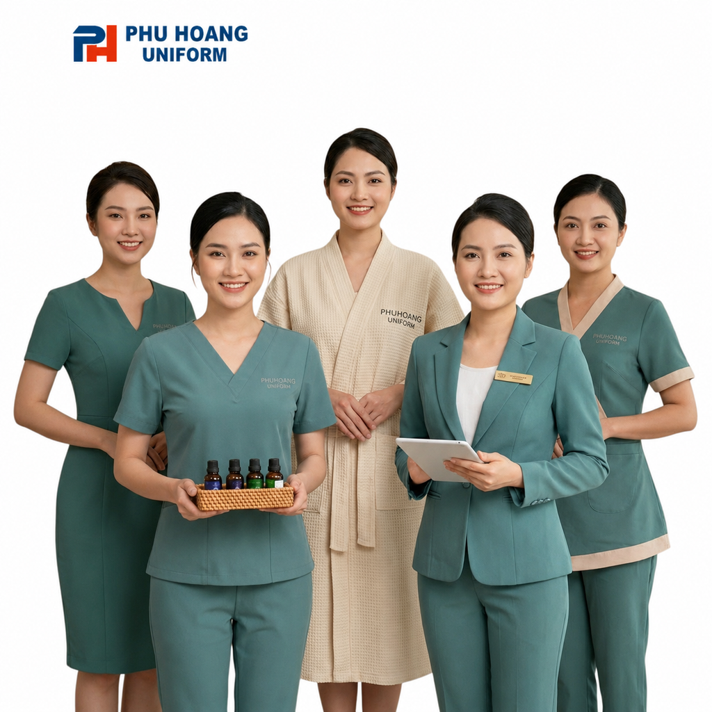 TOP 5 MẪU ĐỒNG PHỤC SPA ĐẸP ƯA CHUỘNG NHẤT 2026